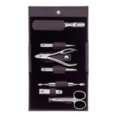 ZWILLING | 7-pc, Leather Manicure Pedicure Set With Nail Clippers, Purple | CLASSIC