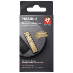 ZWILLING | Compact Nail Clippers - Matt Gold | PREMIUM