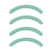 ZWILLING | Replacement pads for eyelash curler, 4-pc | silicone | Turquoise | TWINOX