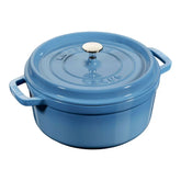 Staub | 4 qt, Round, Cocotte, French Blue | La Cocotte