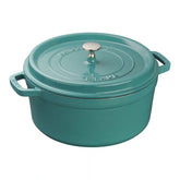 Staub | 5.5 qt, Round, Dutch Oven, Turquoise | Cast Iron