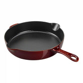 Staub | 11-inch, Traditional Deep Skillet, Grenadine | Cast Iron