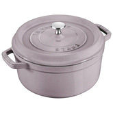 Staub | 5.5 qt, Round, Dutch Oven, Lilac | Cast Iron