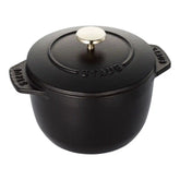 Staub | 0.75 qt, Petite French Oven, Matte Black | Cast Iron