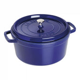 Staub | 7 qt, Round, Dutch Oven, Dark Blue - Factory Second | Cast Iron