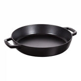 Staub | 13-inch, Double Handle Fry Pan, Matte Black | Cast Iron