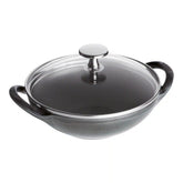Staub | 6.5-inch, Baby Wok, Graphite Grey | Cast Iron