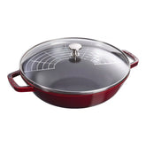 Staub | 12-inch, Perfect Pan, Grenadine | Cast Iron