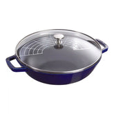 Staub | 12-inch, Perfect Pan, Dark Blue | Cast Iron