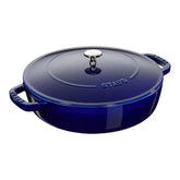Staub | 4 qt, Braiser With Lid, Dark Blue | x Smitten Kitchen - Cast Iron