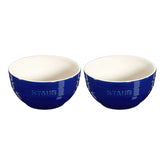 Staub | 6.5-inch / 2-pc, Large Universal Bowl Set, Dark Blue | Stoneware