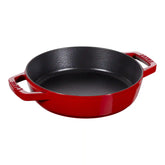 Staub | 8-inch, Frying Pan With 2 Handles, Cherry - Factory Second | Cast Iron