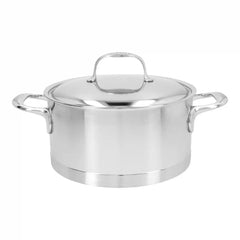 Demeyere | 4.2 qt, 18/10 Stainless Steel, Dutch Oven With Lid | Atlantis