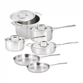 Demeyere | 10-pc, 18/10 Stainless Steel, Pots And Pans Set | Essential 5