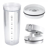 ZWILLING | Personal Blender Jar With Drinking Lid And Vacuum Lid - White | Enfinigy