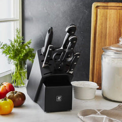 ZWILLING | 7-pc, Knife block set, Matte Black | Pro