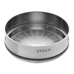 Staub | 4.75 qt, Stainless Steel Steamer Insert | Cast Iron - Accessories