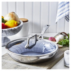 ZWILLING | 2-pc, Stainless Steel, Ceramic Coating, Non-stick, Fry Pan With Lid Set , No-Color | Clad CFX