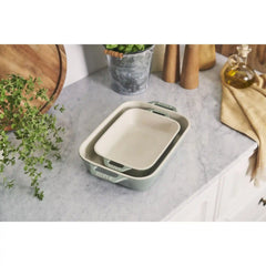 Staub | 2-pc, Rectangular Baking Dish Set, Eucalyptus | Stoneware