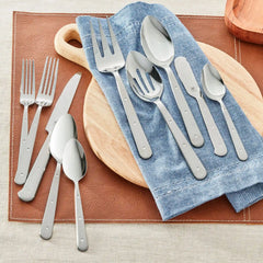 ZWILLING | 45-pc, 18/10 Stainless Steel, Flatware Set, No-Color | Porterhouse