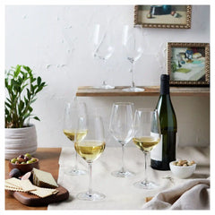 ZWILLING | 13 oz / 6-pc Burgundy White Glass Set | Prédicat Glassware