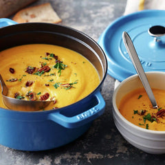 Staub | 4 qt, Round, Cocotte, French Blue | La Cocotte