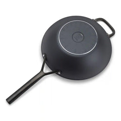 ZWILLING | 12-inch, Wok With Glass Lid Ceramic Nonstick Titanium | Milano