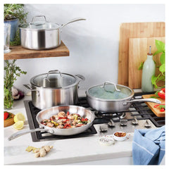 ZWILLING | 7-pc, Stainless Steel, Cookware Set | Spirit 3-Ply