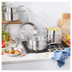 ZWILLING | 12-pc, Stainless Steel, Cookware Set | Spirit 3-Ply