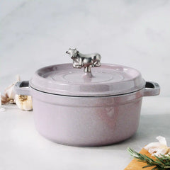 Staub | Animal Knob - Cow | Cast Iron - Accessories