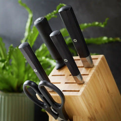 MIYABI | 7-pc, Knife block set, Brown | KOH 4000FC