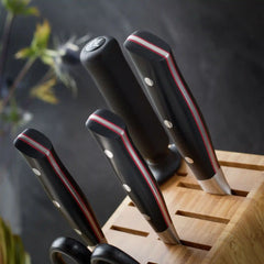 MIYABI | 7-pc, Knife block set, Natural | Evolution