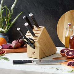 MIYABI | 7-pc, Knife block set, No-Color | Kaizen
