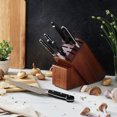 ZWILLING | 7-pc, Knife block set, Acacia | Pro