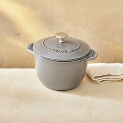 Staub | 1.5 qt, Petite French Oven, Graphite Grey | Cast Iron