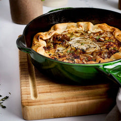 Staub | 8.5-inch, Traditional Deep Skillet, Basil | Cast Iron - Fry Pans/ Skillets