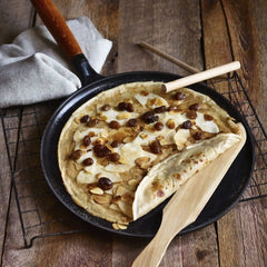 Staub | Crepe Pan with Spreader and Spatula, Matte Black | Cast Iron