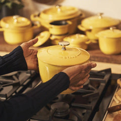 Staub | 1.5 qt, Petite French Oven, Citron | Cast Iron