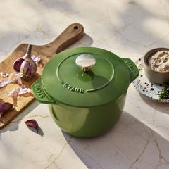 Staub | 1.5 qt, Petite French Oven, Pistachio | Cast Iron