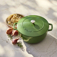 Staub | 5 qt, Essential French Oven, Pistachio | Cast Iron