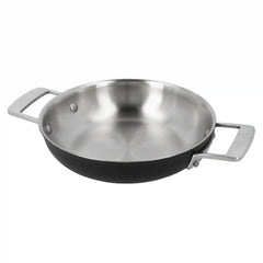 Demeyere | 9.5-inch, 18/10 Stainless Steel, Frying Pan | Black 5