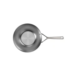 Demeyere | 12-inch, 18/10 Stainless Steel, Wok, Silver-Black | Black 5