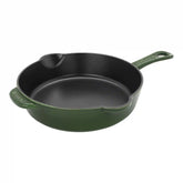 Staub | 8.5-inch, Traditional Deep Skillet, Basil | Cast Iron - Fry Pans/ Skillets