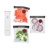 ZWILLING | Pump and Bag Set, S / 4-pc, White | Fresh & Save