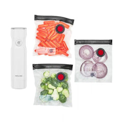 ZWILLING | Pump and Bag Set, S / 4-pc, White | Fresh & Save