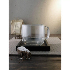 ZWILLING | 2-pc, Cappuccino Glass Mug Set | Sorrento Plus Double Wall Glassware