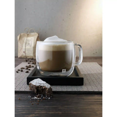 ZWILLING | 2-pc, Cappuccino Glass Mug Set | Sorrento Plus Double Wall Glassware