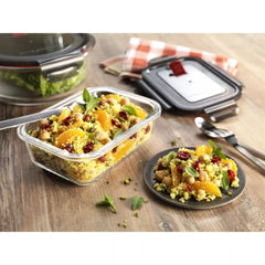 ZWILLING | 0.625 qt, Borosilicate Glass, Rectangular, Storage Container | Gusto Storage