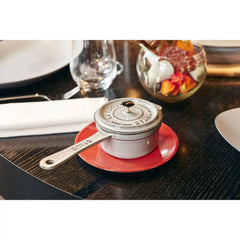 Staub | 0.25 qt Mini Saucepan - Graphite Grey, Cast Iron  | Cast Iron