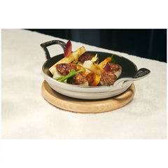 Staub | 4.5-inch, Round, Mini Gratin Baking Dish, Graphite Grey | Cast Iron